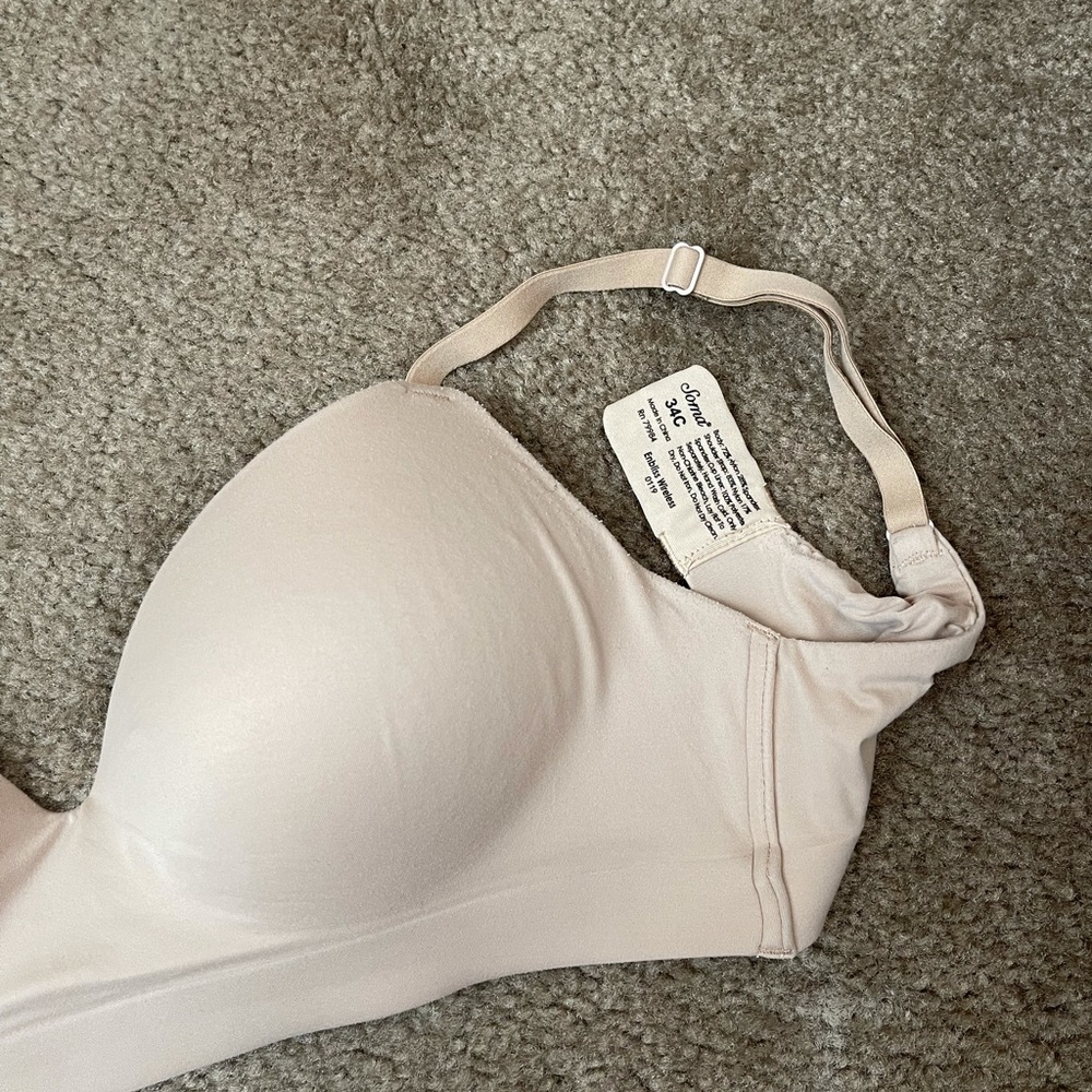 Soma Enbliss Wireless nude bra 34C